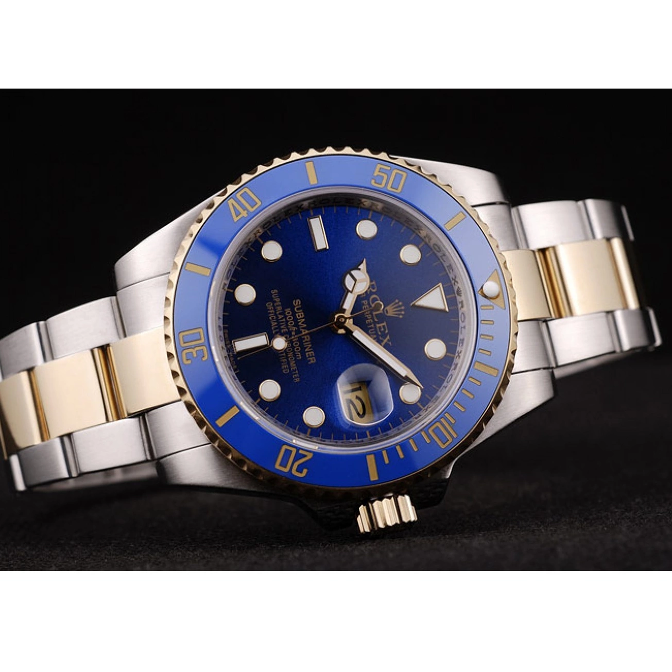Good Copy Rolex Watches Blue Rolex Bezel Blue Dial 98230 Submariner 0725